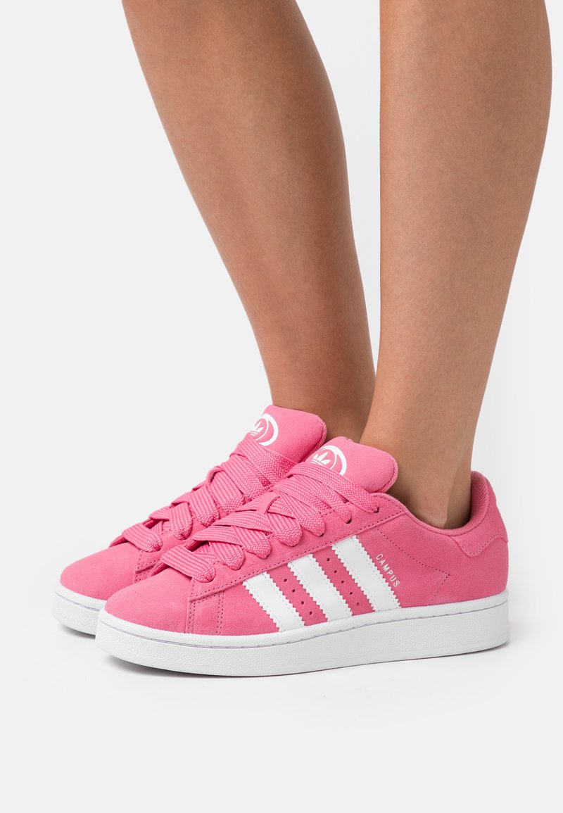rose colored adidas