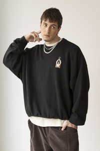 Kaotiko CREW MEZCAL UNISEX - Mikina - black