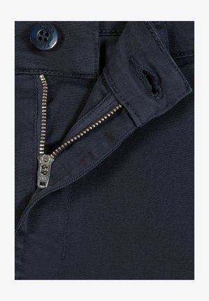 Faguo, CHINO BRIX REGULAR CHAINE ET TRAME WASHED NAVY - T32 - Chino - bleu marine
