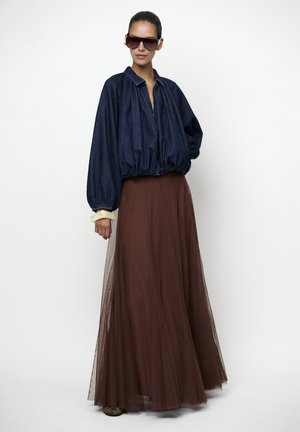 Dante6, DANTE6-TARYN TULLE MAXI SKIRT - Maxirock - brown
