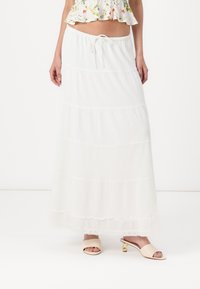 Vero Moda - VMCLEMENTINE MAXI SKIRT  - Jupe longue - snow white Image miniature 1