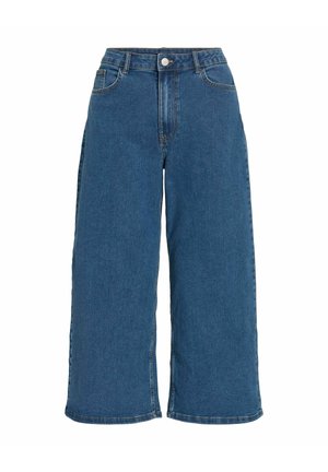 VILA, Wide Leg - medium blue denim