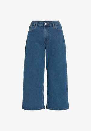VILA, Wide leg - medium blue denim