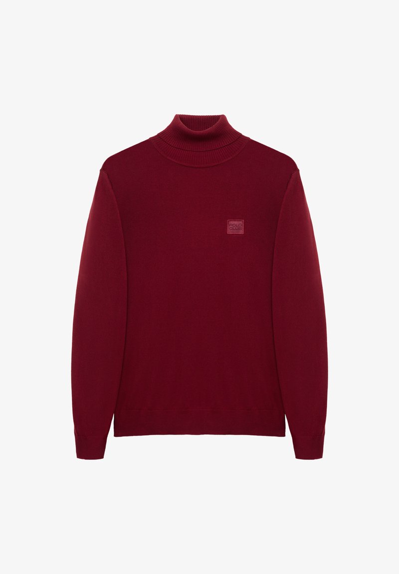Polo Club MIT ROLLKRAGEN - Pullover - garnet