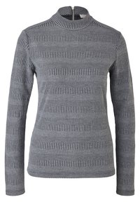 s.Oliver MIT STEHKRAGEN - Longsleeve - dunkelgrau