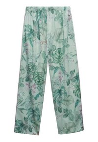 Mango Pyjamabroek - green