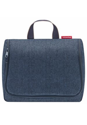 28 CM - Kosmetiktasche - herringbone dark blue