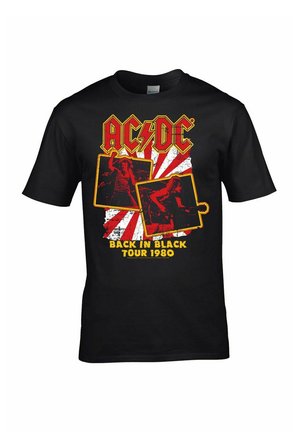 AC/DC BACK IN BLACK TOUR 1980 - T-shirt imprimé - black