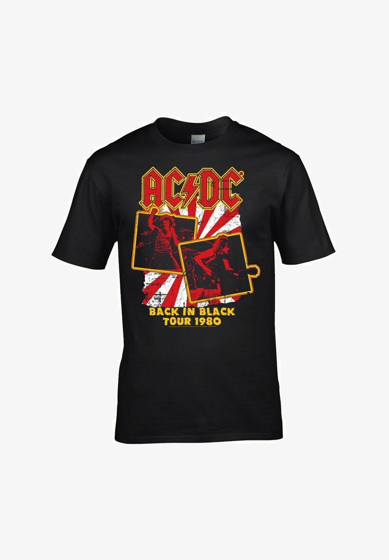rockshirts AC/DC BACK IN BLACK TOUR 1980 - T-shirt imprimé - black