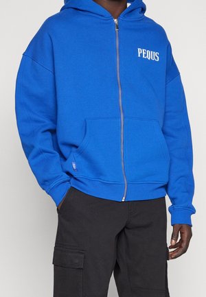 PEQUS, Sweat zippé - blue