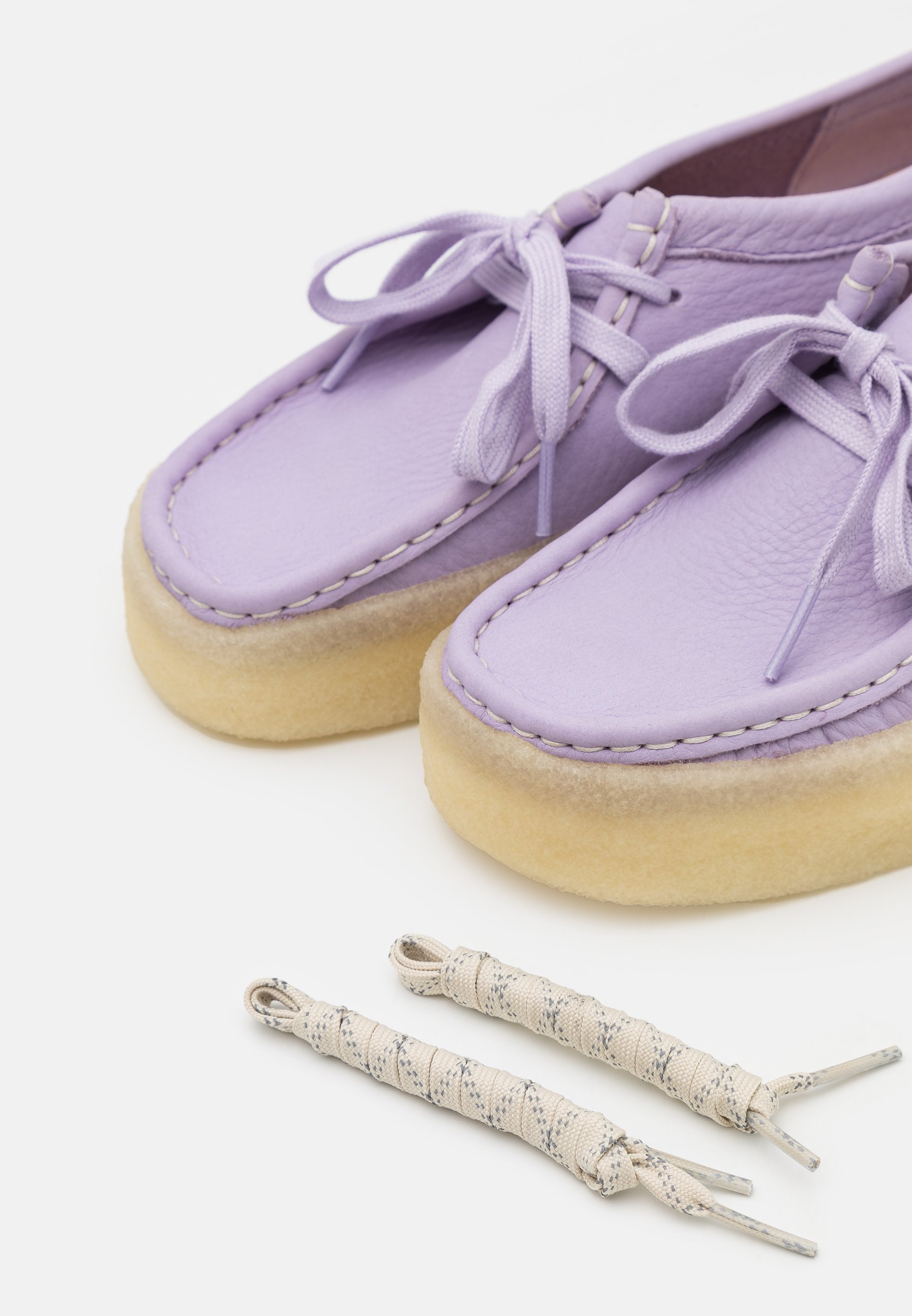 Clarks Originals WALLABEE CUP - Sportlicher Schnürer - lilac/lila -  Zalando.de