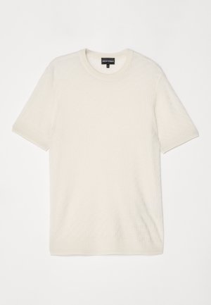 Emporio Armani MAGLIA - T-Shirt basic - bianco latte