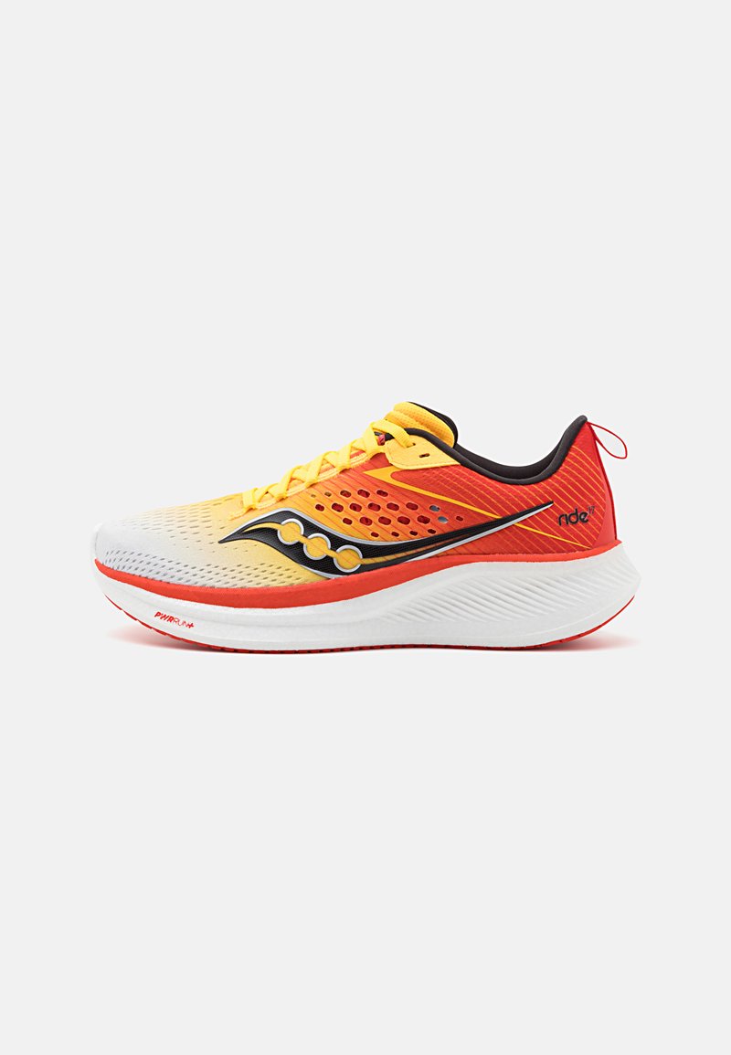 Saucony RIDE 17 - Hardloopschoenen voor op de weg - white/vizigold