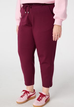 TROUSER NOT TRANSLATED - Pantalon classique - bordeaux