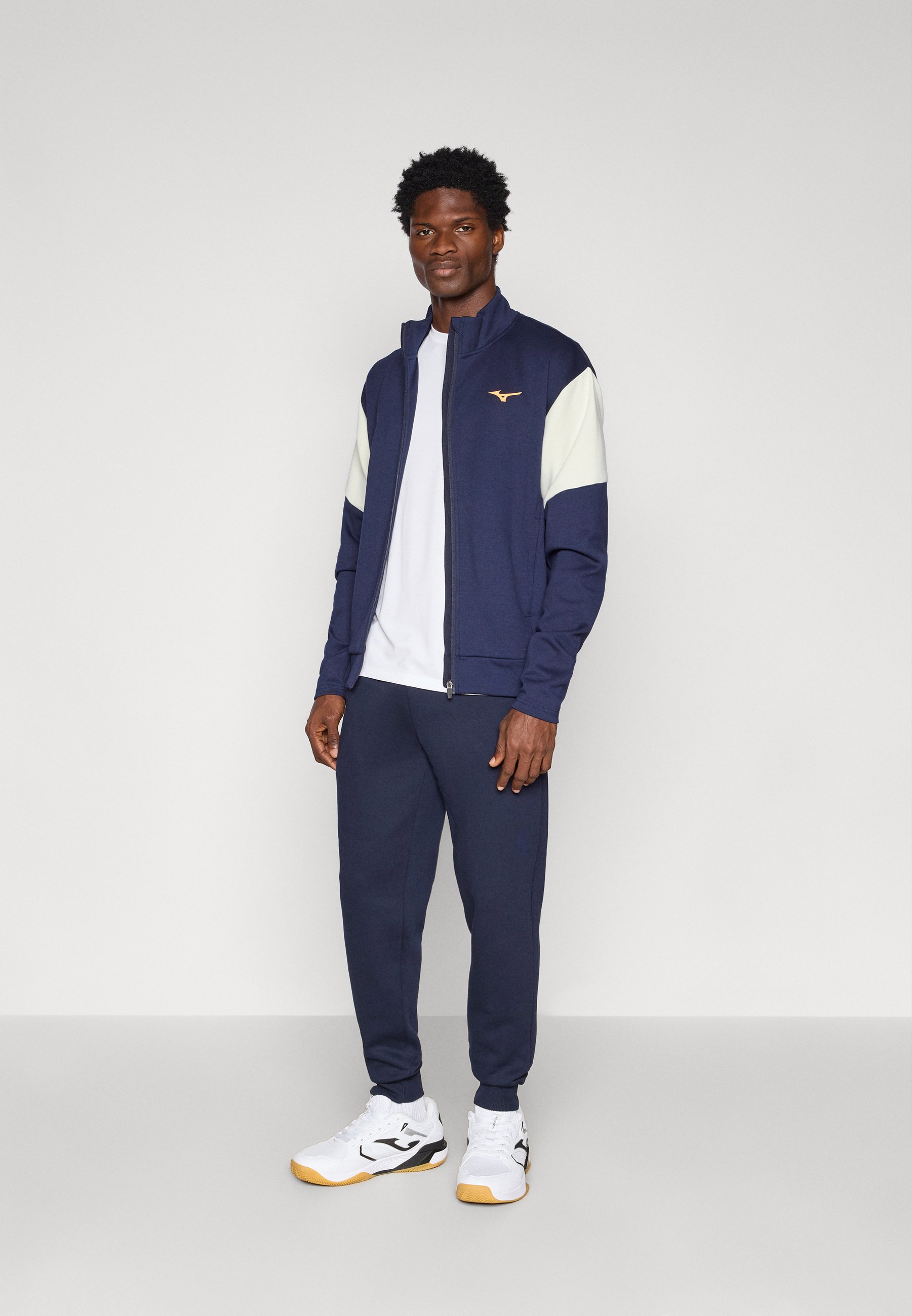 Mizuno ATHLETICS TRACK JACKET - Zip-up sweatshirt - baritone blue Mizuno ATHLETICS TRACK JACKET - Zip-up sweatshirt - baritone blue