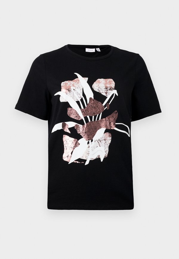 VISTAMP O NECK FOIL - Print T-shirt3