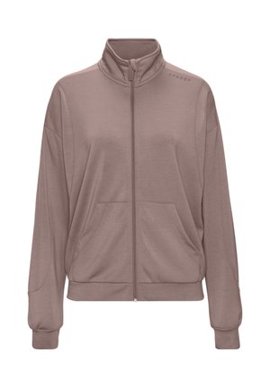 Sweatjacke - braun