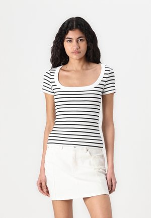 SHORT SLEEVE  - Nyomott mintás póló - white