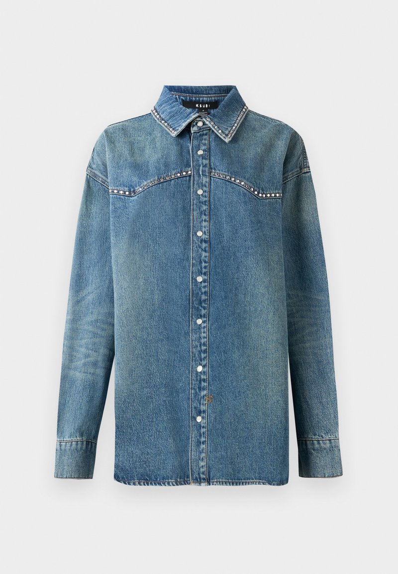 Ksubi Overhemdblouse donkerblauw