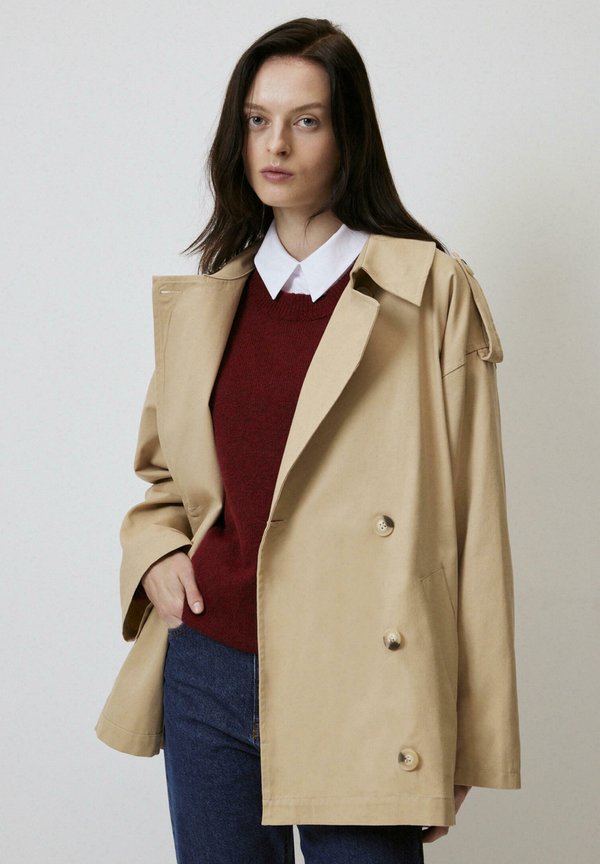 GABARDINE - Trenchcoat - beige