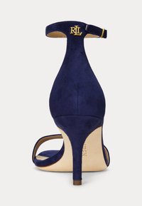 Lauren Ralph Lauren ALLIE MID HEEL SUEDE SANDAL - Páskové sandály  - refined navy