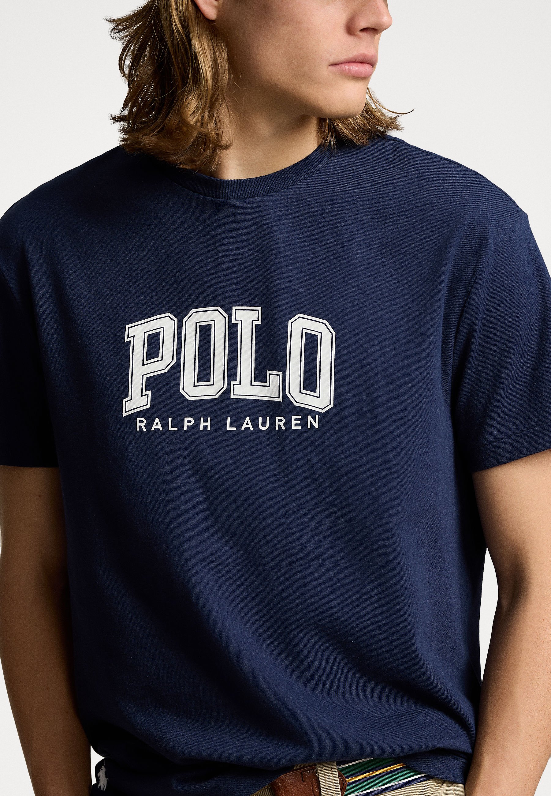 Polo Ralph Lauren SHORT SLEEVE - Print T-shirt - cruise navy