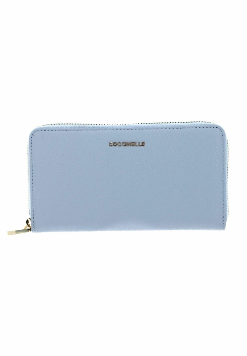 Coccinelle SOFT ZIP AROUND - Portafoglio - mist blue