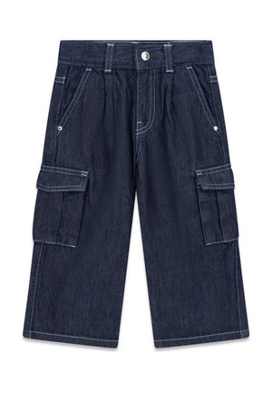 Guess WIDE LEG CARGO-JEANS - Jean boyfriend - dunkelblau