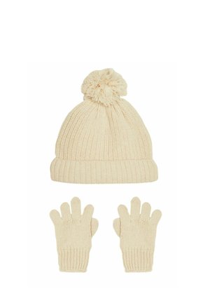 SET - Gloves - cream