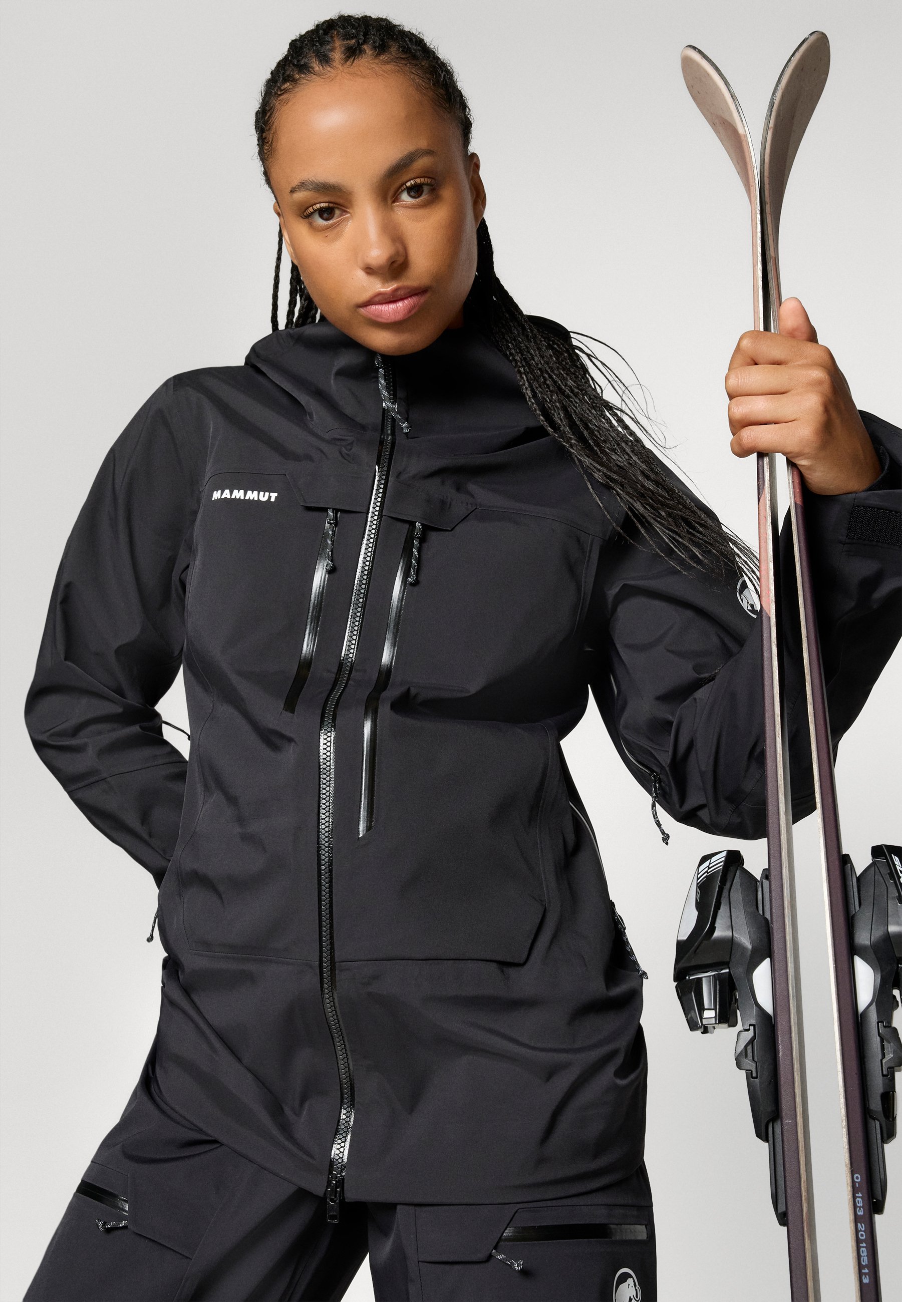 Mammut HALDIGRAT LIGHT HS HOODED - Ski jacket - black - Zalando.co.uk