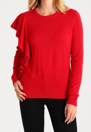 Strickpullover - red