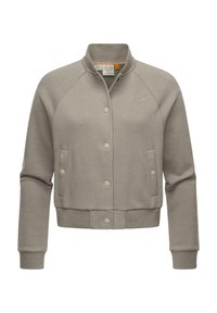 COLLEGE SIMONETTE - Sweater met rits - mocca