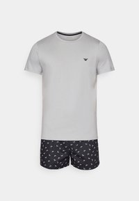 Emporio Armani PAJAMAS - Pyjama set - aquile nero/pietra/black/stone ...