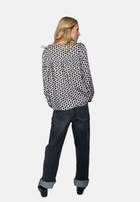 Emily van den Bergh Bluse - black taupe dots