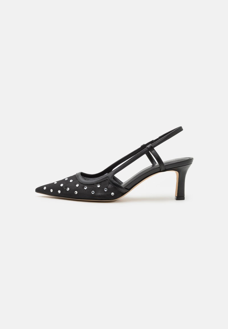MICHAEL Michael Kors ALORA MID SLING - Escarpins - black