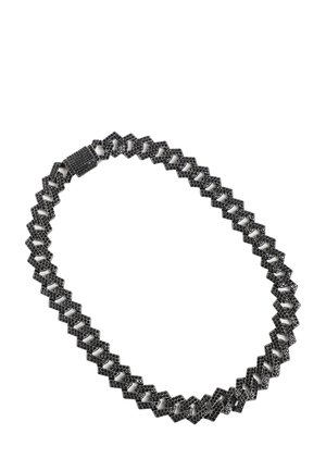 INSTAFAB CHAINLINK NECKLACE ZEPHYR - Halskette - black