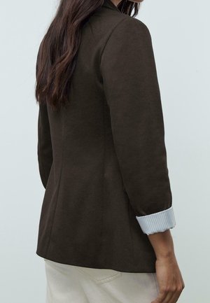 Stradivarius, Blazer - dark brown