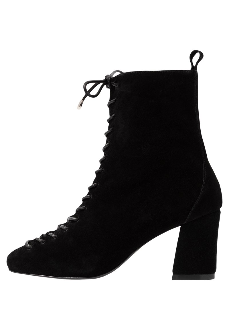mint&berry Stivaletti stringati nero
