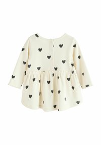 Next REGULAR FIT-2 PIECE FRILL SET - Tamprės – kelnės - black  white heart print