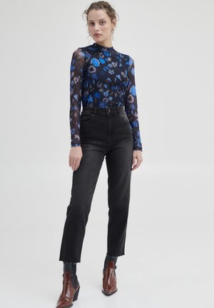 BYKATO - Straight leg jeans - black denim