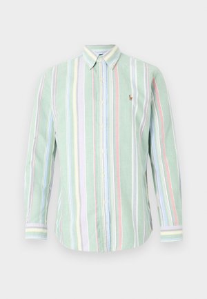 LONG SLEEVE SPORT SHIRT - Camisa - green/purple/multi-coloured