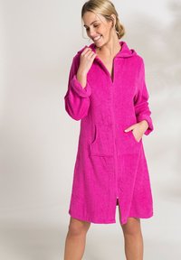 bonprix FROTTEE FLAUSCHIGER Peignoir pink/lilas