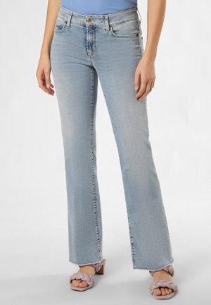 Cambio PARIS - Flared Jeans - light stone
