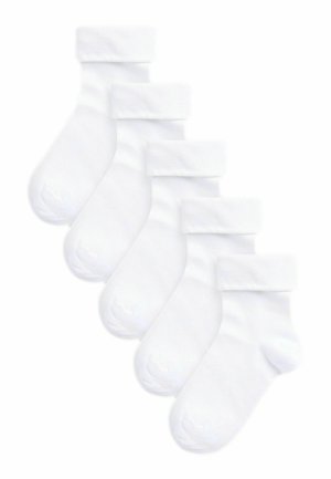 5 PACK RICH ROLL REGULAR FIT - Calcetines - white