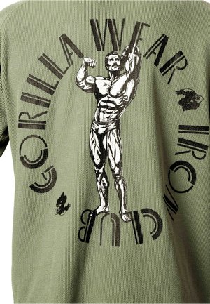 Gorilla Wear, RUSSELL OVERSIZED T-SHIRT - T-shirt print - green