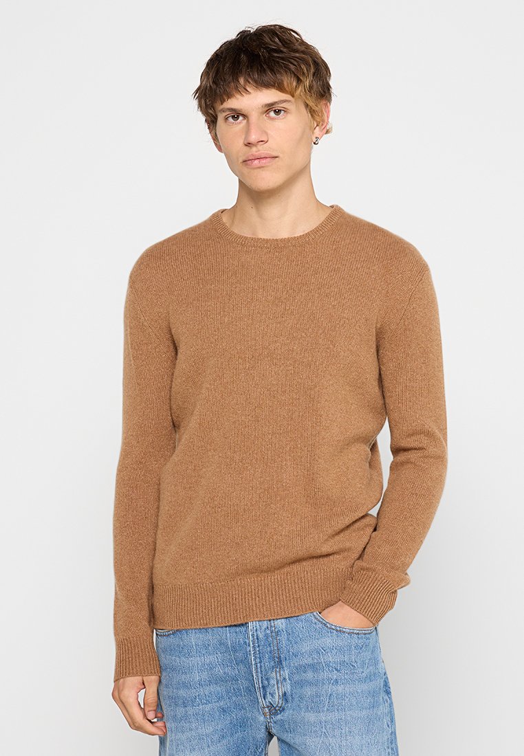 Just Cashmere Trui okergeel