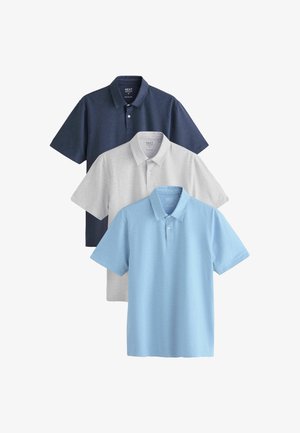 Next, POLOS THREE PACK - Pikeepaita - blue