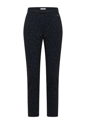 Cecil, MID-WAISTED SLIM-LEG TROUSERS IN A CASUAL FIT - Pantalon classique - dark navy blue
