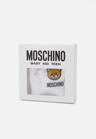 MOSCHINO BABY HAT WITH GIFT BOX UNISEX - Hat - bianco ottico