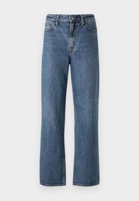 Curve Love High Rise Loose Jean - Jean boyfriend - blue denim